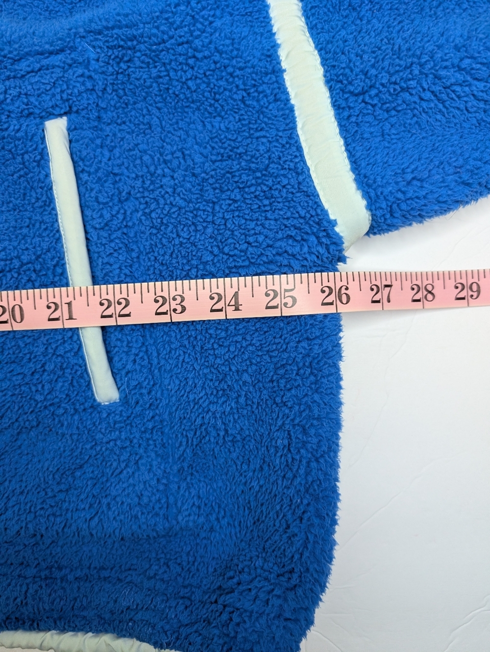 Free People Movement Mountain High 1/2 Zip Fleece Blue Medium - Picture 8 of 10